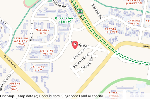 Stirling Residences 位置与周边（Stirling Road，近 Queenstown 地铁站）